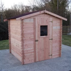 Abri En Douglas DALIA 4,71m² En Madriers 20mm - HABRITA