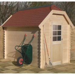 Abri De Jardin 5,90m² Galway En Bois Massif PEFC 28mm + Shingles - SOLID