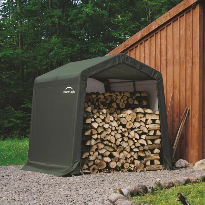 Abri De Jardin Démontable 5,76m² En Acier Et Polyéthylène Vert – Shelter Logic – Image 2