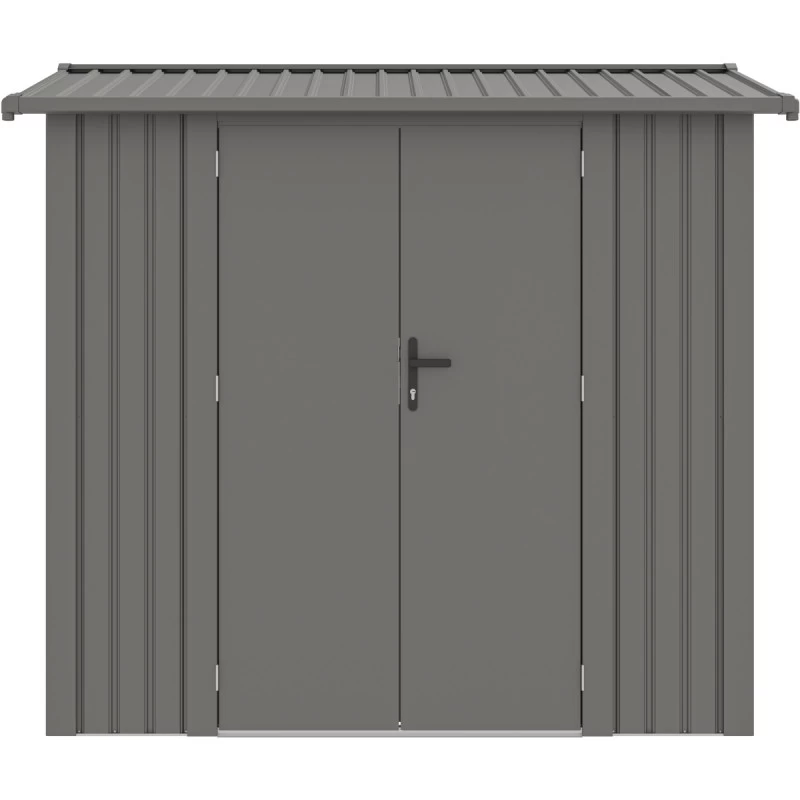 Abri De Jardin En Acier Galvanisé Roka 4,08m² + Kit D'ancrage - X-Métal – Image 4