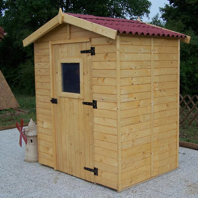 Abri De Jardin En Bois 2,56m² - Panneaux 16mm + Plancher – Image 3