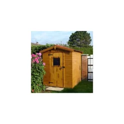 Abri De Jardin En Bois 2,56m² - Panneaux 16mm + Plancher