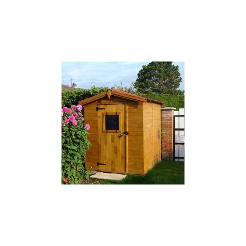 Abri De Jardin En Bois 2,56m² - Panneaux 16mm + Plancher