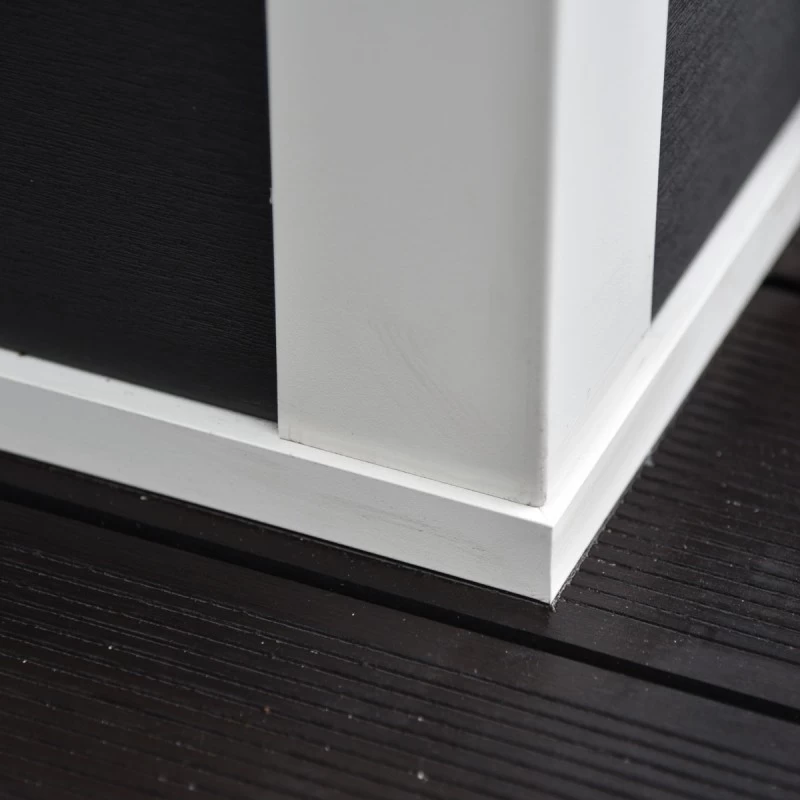 Abri De Jardin En Bois Composite 28mm Anthracite 10,71m² PREMIUM - Woodlife Garden – Image 6