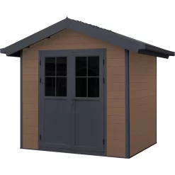 Abri De Jardin En Bois Composite 28mm Aspect Bois 4,77m² PREMIUM - Woodlife Garden