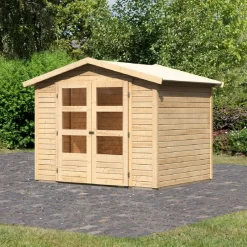 Abri De Jardin En Bois Massif 4,57m² Amberg 3 – Karibu