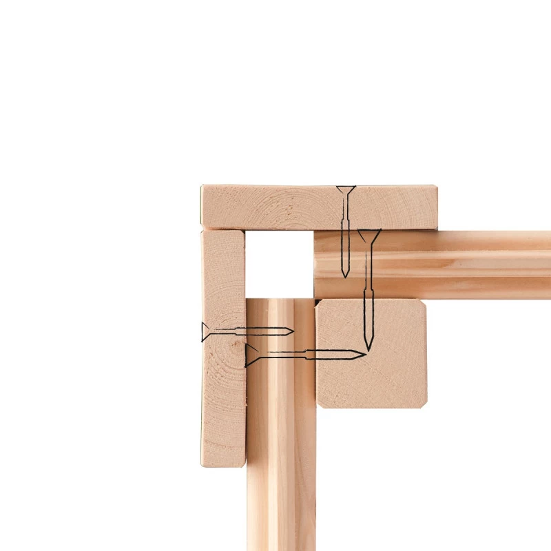 Abri De Jardin En Bois Massif 5,95m² Theres 3 Avec Deux Auvents – Karibu – Image 6