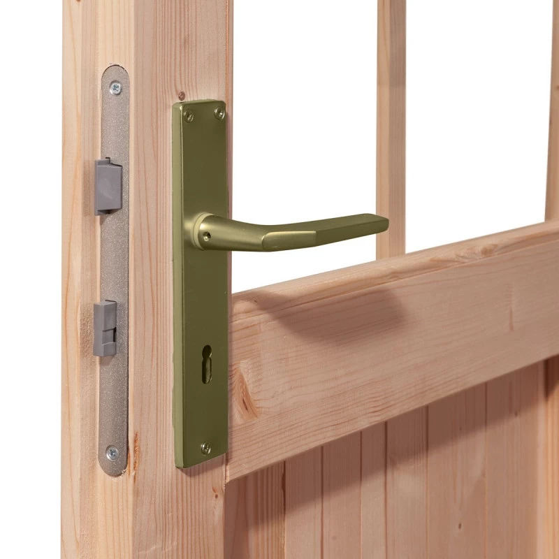 Abri De Jardin En Bois Massif Gris Terre 8,88m² Kandern 7 – Karibu – Image 6