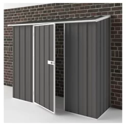 Abri De Jardin En Métal Colorbond Gris Compact 1,70m² EASYSHED