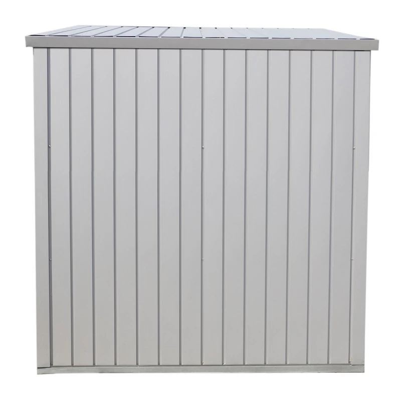 Abri De Jardin En Métal Gris 3,92m² + Kit D'ancrage + Kit De Fondation DURAMAX – Image 5