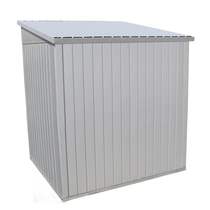 Abri De Jardin En Métal Gris 3,92m² + Kit D'ancrage + Kit De Fondation DURAMAX – Image 6