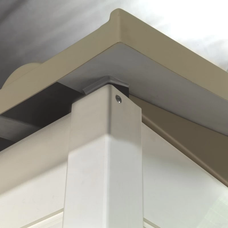 Abri De Jardin En PVC 1,97m² Avec Plancher Evo Tuscany 120 – Garofalo – Image 4