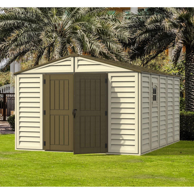 Abri De Jardin En PVC WoodStyle Premium 13,12m² Duramax – Image 2
