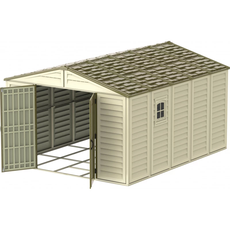 Abri De Jardin En PVC WoodStyle Premium 13,12m² Duramax – Image 4