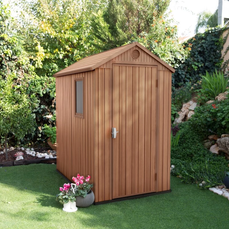 Abri De Jardin En Résine Marron 2,3m² Darwin 46 + Plancher - Keter – Image 2
