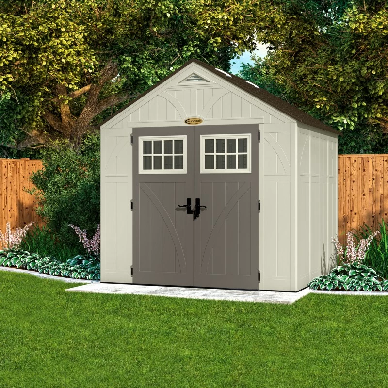 Abri De Jardin Polyéthylène 35mm 5,53m² Woodgrain + Plancher SUNCAST – Image 2