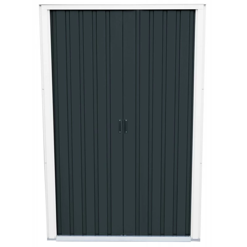 Abri En Métal Anthracite Avec Puits De Lumière Skylight 4,85m² DURAMAX + Kit Ancrage – Image 6