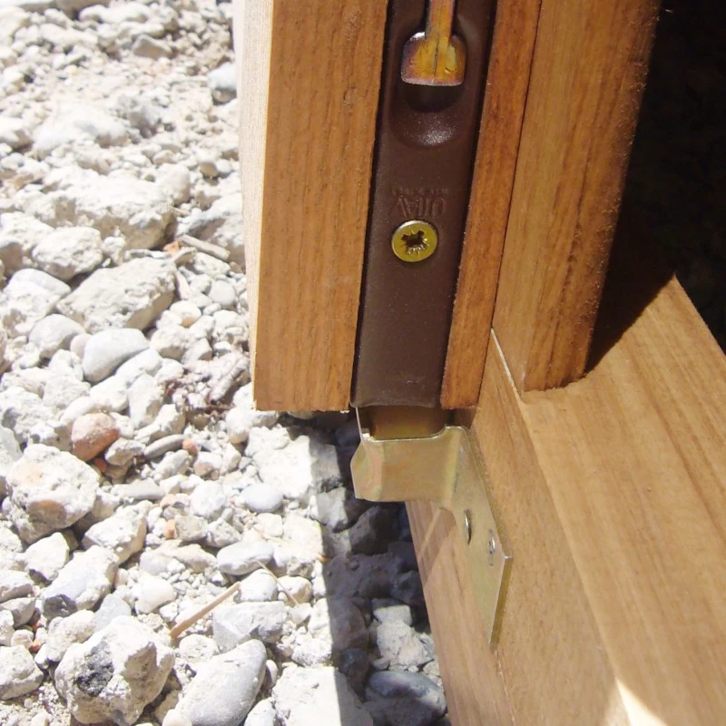 Abri Toit Plat 9m² PLUS 40mm + Terrasse 9m² Traité Marron Gardy Shelter – Image 5