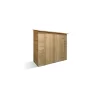 Armoire De Jardin En Bois FSC Traité Autoclave 19mm Avec Toiture Shingle
