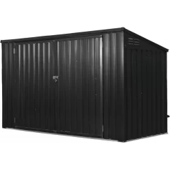 Cache-poubelle Double 172x100x131cm En Acier Pour Conteneurs 240L – Westmann