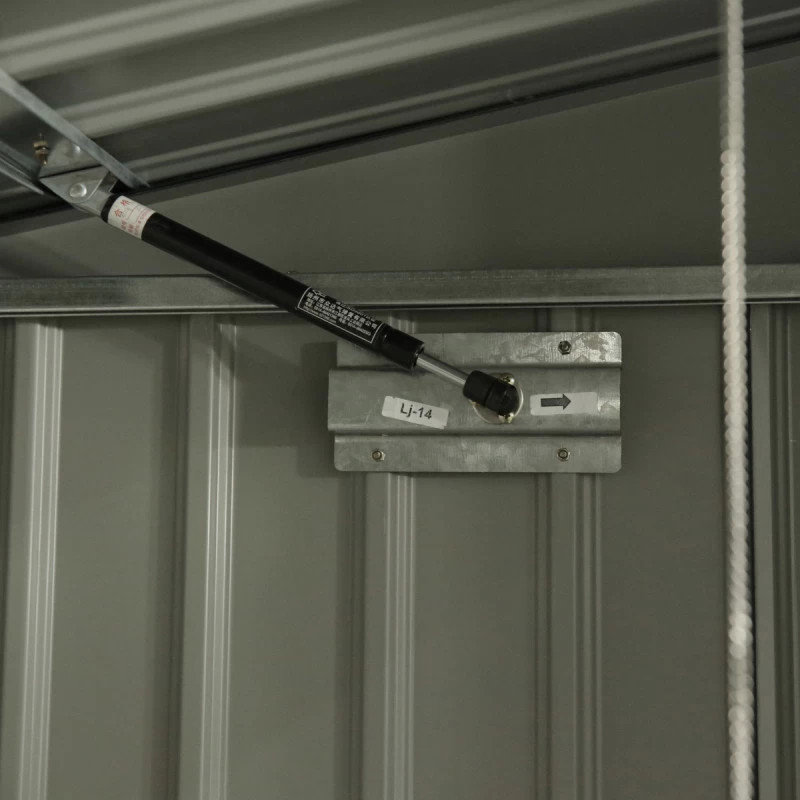 Cache-poubelle Double 172x100x131cm En Acier Pour Conteneurs 240L – Westmann – Image 5