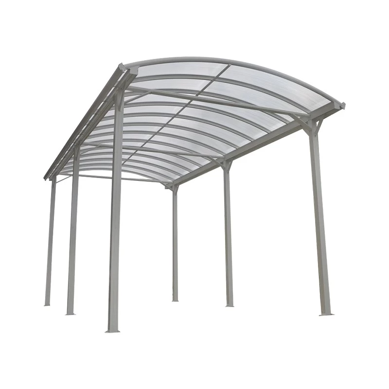 Carport Camping Car Blanc En Aluminium 3,60x7,62m Et Polycarbonate 6mm X-METAL – Image 4
