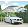 Carport En Aluminium Blanc 3x5,05m Et Polycarbonate 6mm X-METAL