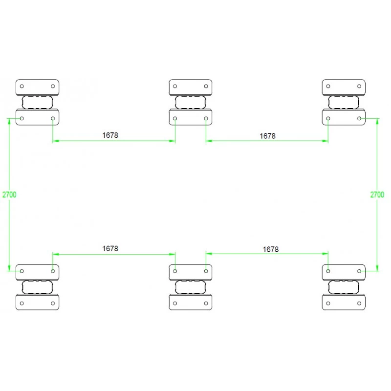 Carport En Aluminium Blanc 3x5,05m Et Polycarbonate 6mm X-METAL – Image 4