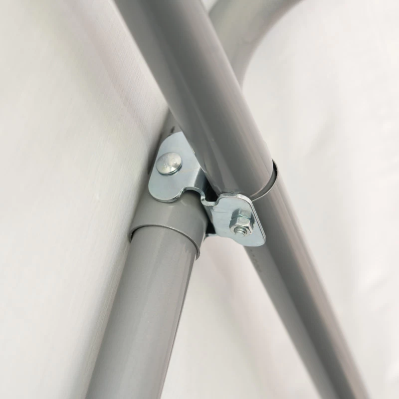 Garage Démontable 18,3m² En Acier Et Polyéthylène Gris – Shelter Logic – Image 4