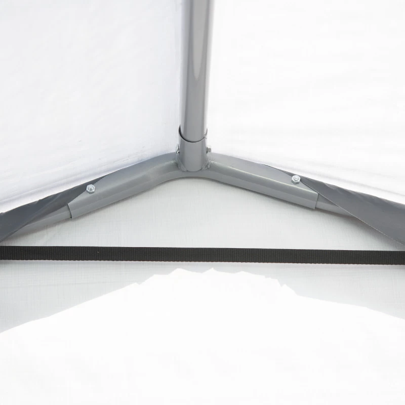 Garage Démontable 18,3m² En Acier Et Polyéthylène Gris – Shelter Logic – Image 6