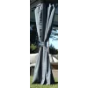 Kit De 4 Rideaux En Polyester Gris Anthracite Pour Pergola Gaïa - Couleurs Du Monde