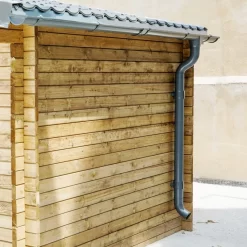 Kit Gouttières Anthracite - Pack Prêt à La Pose Pour Abri Gardy Shelter 12m²