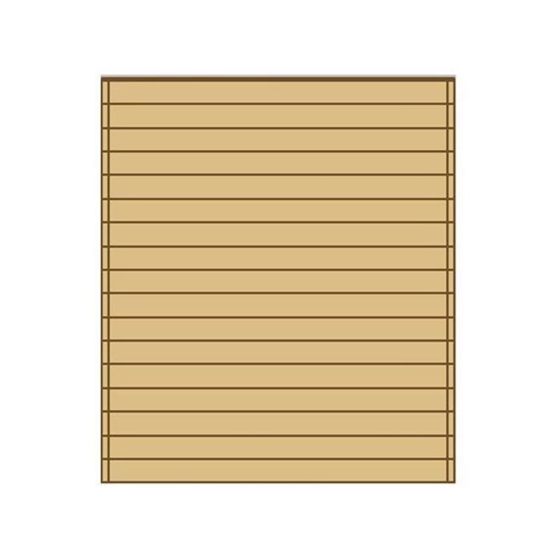 Paroi Frontale Pleine 210x245cm Pour Carport Modulable En Bois Traité Autoclave - SOLID