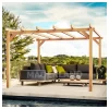 Pergola En Bois Lamellé-collé 300x300cm Linares – Maderland