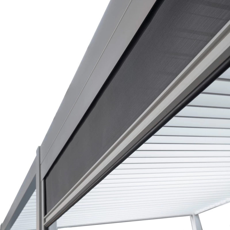 Store Latéral Blanc 400cm Pour Pergola Bioclimatique En Alu Ombrea – Image 5