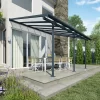Toit De Terrasse 299x434cm En Aluminium Gris Et Polycarbonate 6mm SIERRA - Canopia By Palram