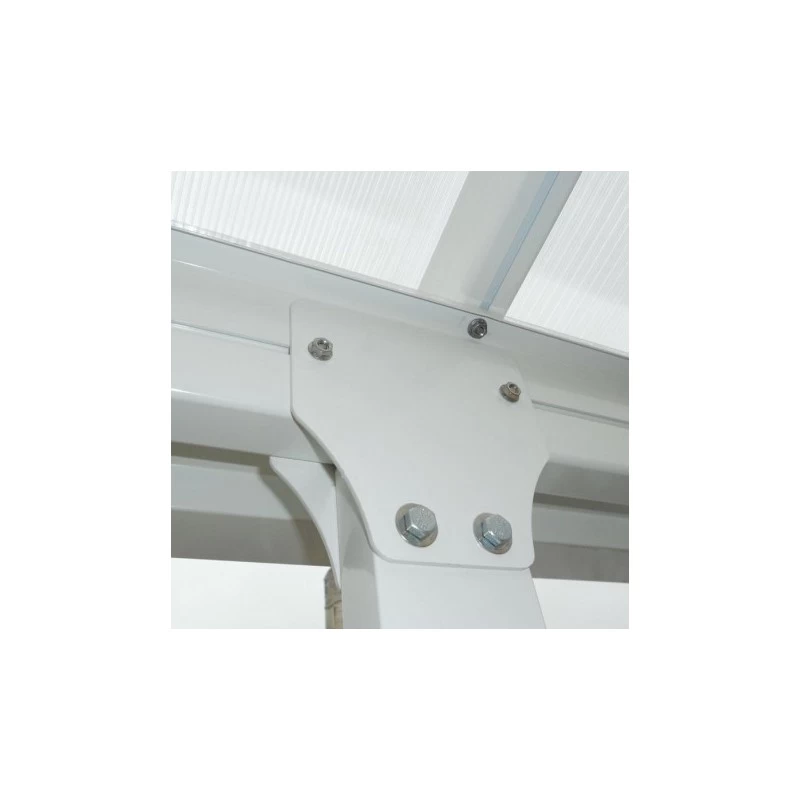 Toit De Terrasse 300x900cm En Alu Blanc Et Polycarbonate 8mm PATIO – Image 6