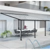 Toit De Terrasse En Aluminium Gris 3x5,46m + PC 16mm Olympia - Palram - Canopia