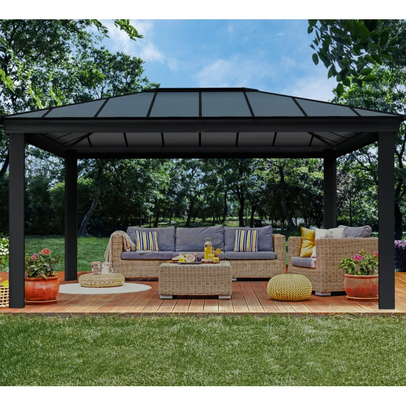 Tonnelle Dallas 4900 En Aluminium Et Polycarbonate Isolant Avec éclairage – Palram - Canopia – Image 4