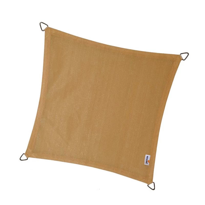 Voile D'ombrage Carrée Coolfit 360x360cm Couleur Sable – NESLING – Image 2