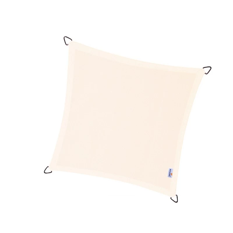 Voile D'ombrage Carrée Dreamsail 400x400cm Blanc Imperméable – NESLING