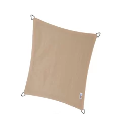 Voile D'ombrage Rectangle Coolfit 400x300cm Couleur Crème – NESLING