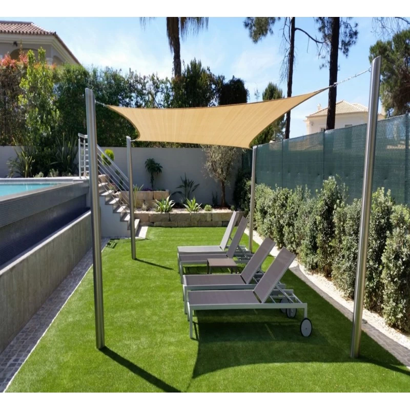 Voile D'ombrage Rectangle Coolfit 400x300cm Couleur Sable – NESLING